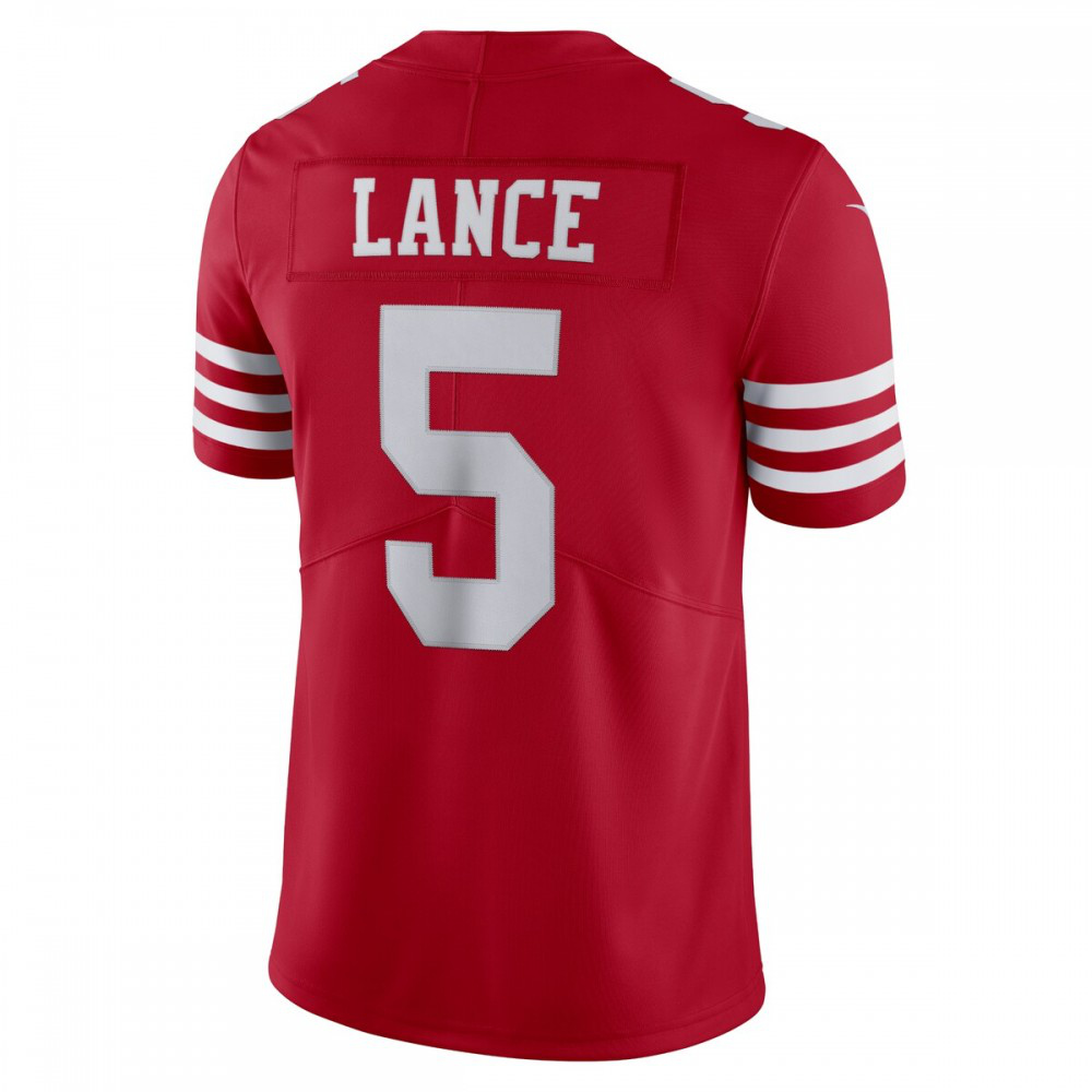 Trey Lance San Francisco 49ers Nike Vapor Limited Jersey - Scarlet-GridironStore